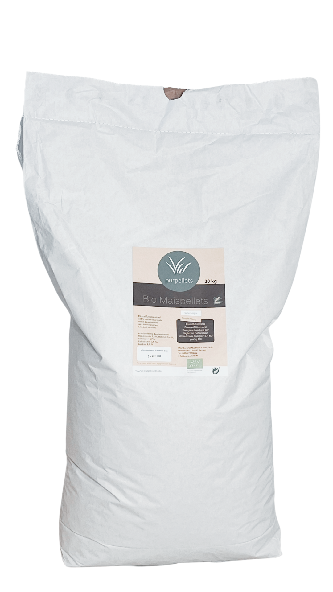 Bio Maispellets, 20kg