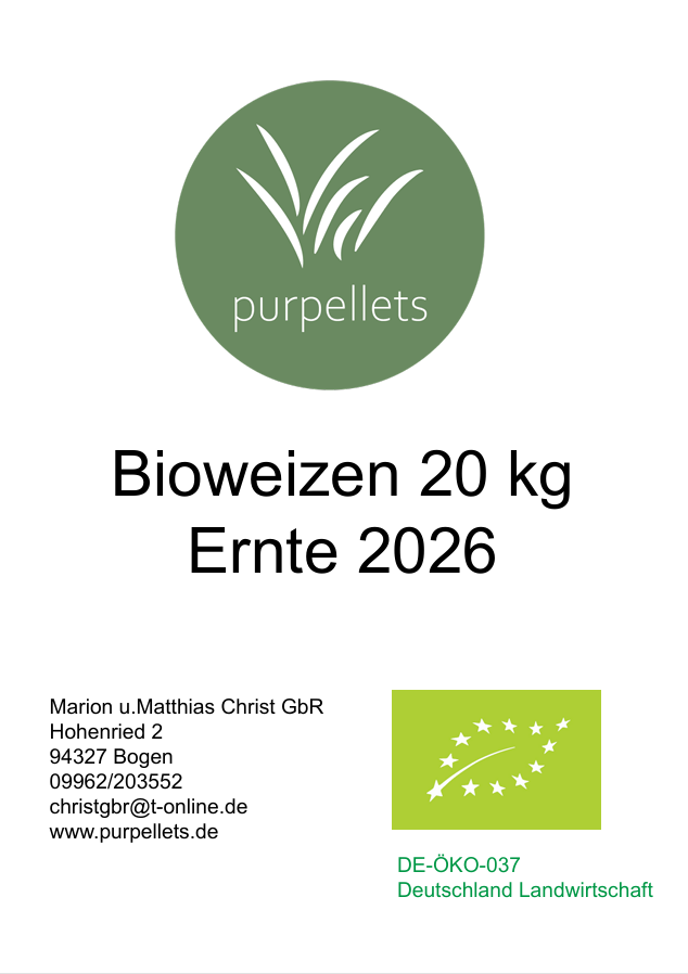 Bio Weizen, 20kg